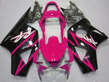 2002-2003 Pink Glossy Black Honda CBR954RR Motorcycle Fairings