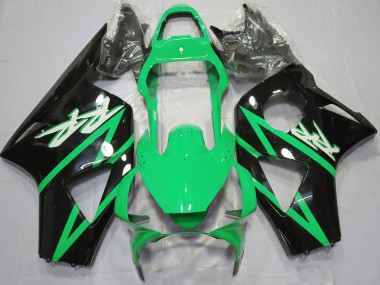 2002-2003 Green Glossy Black Honda CBR954RR Motorcycle Fairings