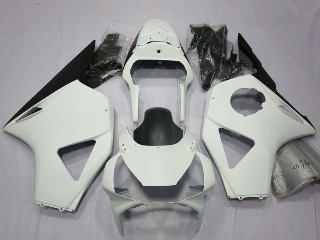 2002-2003 White Glossy Black Honda CBR954RR Motorcycle Fairings