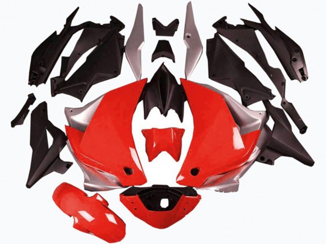 2011-2015 Silver Red Honda CBR250RR Motorcycle Fairings