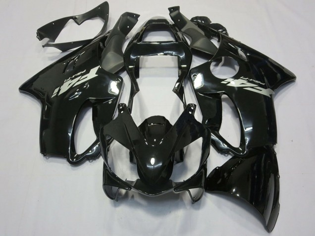 2001-2003 Glossy Black Silver Decal Honda CBR600 F4i Motorcycle Fairings