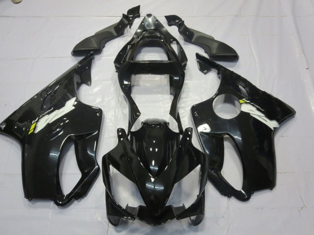 2001-2003 Glossy Black Honda CBR600 F4i Motorcycle Fairings