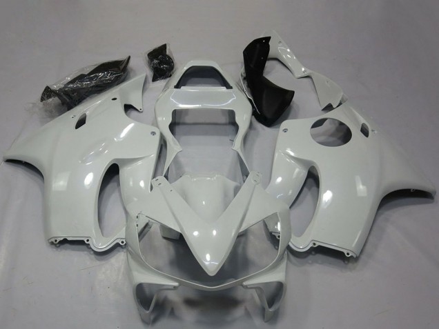 2001-2003 Pearl White Honda CBR600 F4i Motorcycle Fairings