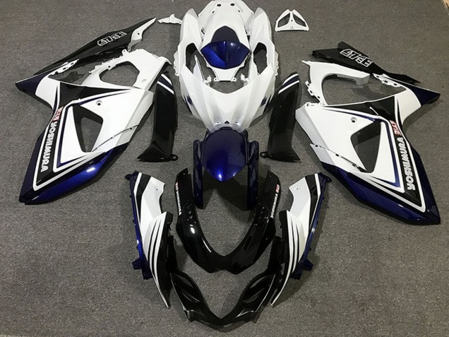 2009-2016 Blue White Black Suzuki GSXR 1000 Motorcycle Fairings