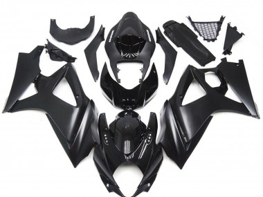 2007-2008 Glossy Black Matte Black Suzuki GSXR 1000 Motorcycle Fairing Kits