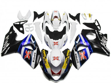 2009-2016 White Blue Black SPIDI Dark Dog Suzuki GSXR 1000 Motorcycle Fairings