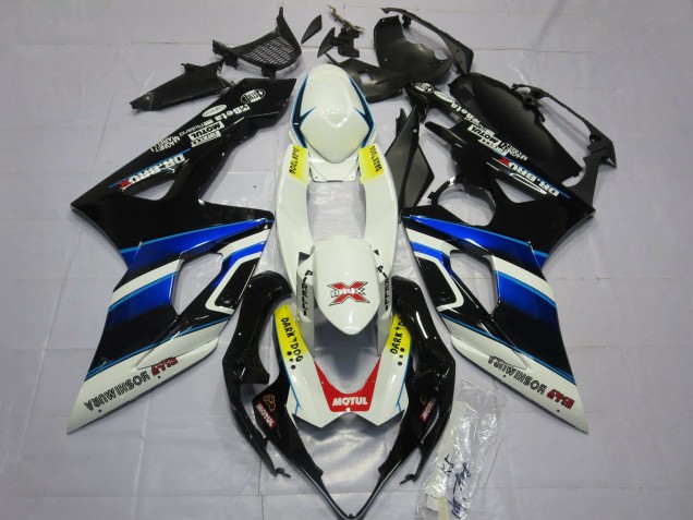 2005-2006 White Blue Black Yellow Red Dark Dog Suzuki GSXR 1000 Motorcycle Fairings