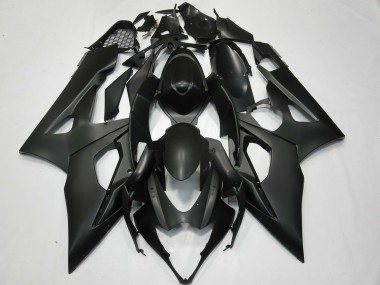 2005-2006 Matte Black Suzuki GSXR 1000 Motorcycle Fairing