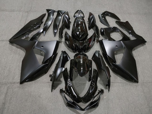 2009-2016 Glossy Black Matte Black Suzuki GSXR 1000 Motorcycle Fairings