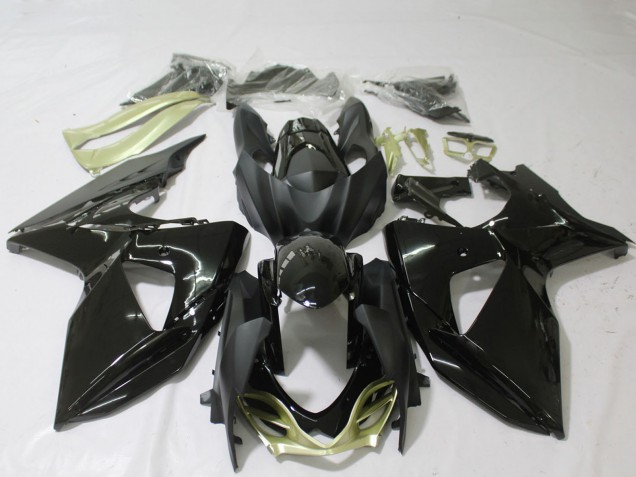 2009-2016 Glossy Black Silver Suzuki GSXR 1000 Motorcycle Fairings