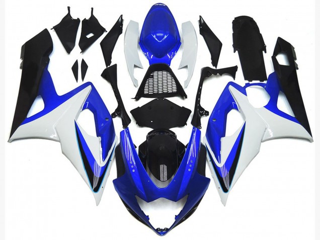 2005-2006 White Red Blue Yellow Suzuki GSXR 1000 Motorcycle Fairing