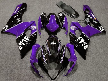 2005-2006 Purple Glossy Black White Suzuki GSXR 1000 Motorcycle Fairings