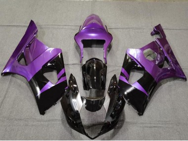 2003-2004 Purple Glossy Black Suzuki GSXR 1000 Motorcycle Fairings