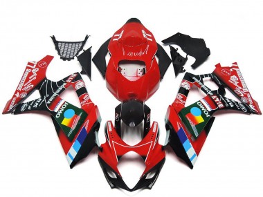2007-2008 Red Black Blue White Yellow Suzuki GSXR 1000 Motorcycle Fairings