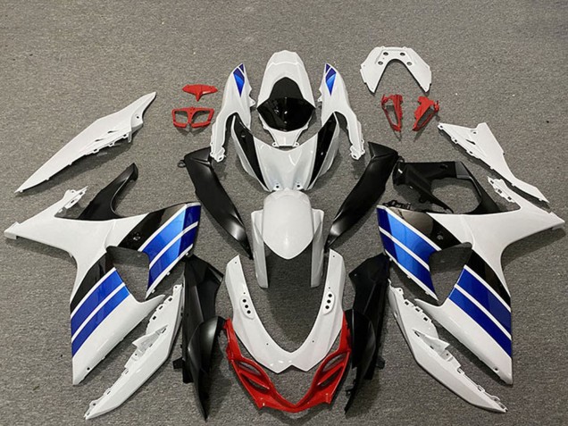 2009-2016 White Blue Red Black Suzuki GSXR 1000 Motorcycle Fairings