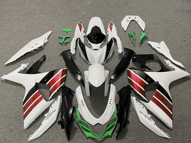 2009-2016 White Red Green Black Suzuki GSXR 1000 Motorcycle Fairings