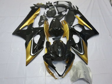 2005-2006 Gold Black Suzuki GSXR 1000 Motorcycle Fairings