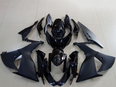 2009-2016 Matte Black Glossy Black Suzuki GSXR 1000 Motorcycle Fairings
