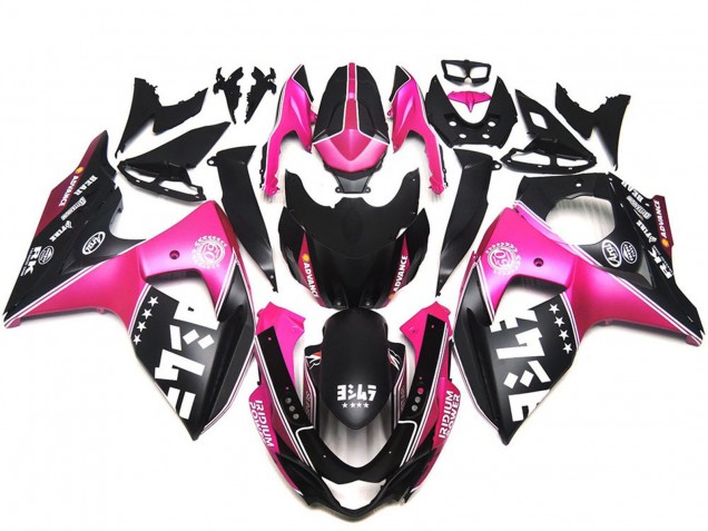 2009-2016 Pink Black Suzuki GSXR 1000 Motorcycle Fairings
