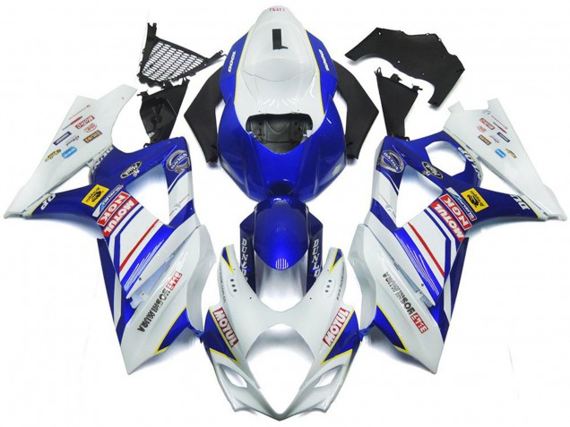 2007-2008 White Blue Red Yellow Suzuki GSXR 1000 Motorcycle Fairings