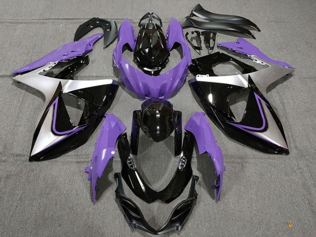 2009-2016 Purple Silver Black Suzuki GSXR 1000 Motorcycle Fairings