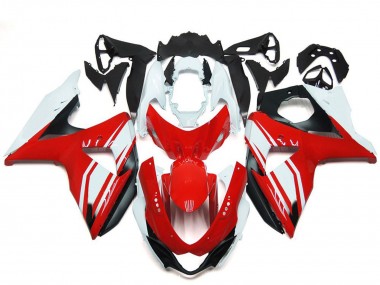 2009-2016 White Red Black Suzuki GSXR 1000 Motorcycle Fairings
