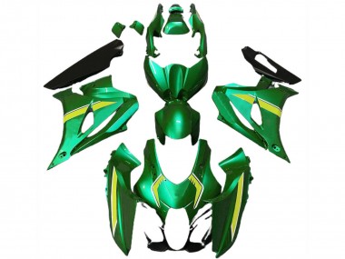 2017-2023 Green Yellow Style Suzuki GSXR 1000 Motorcycle Fairings