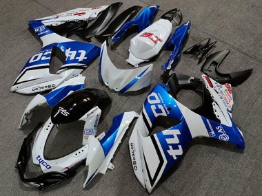 2009-2016 White Blue Black Tyco Suzuki GSXR 1000 Motorcycle Fairings