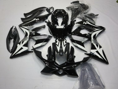 2009-2016 White Black Suzuki GSXR 1000 Motorcycle Fairings