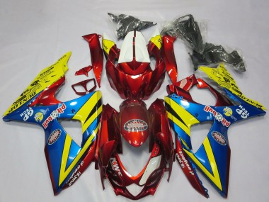 2009-2016 Yellow Red Blue Suzuki GSXR 1000 Motorcycle Fairings