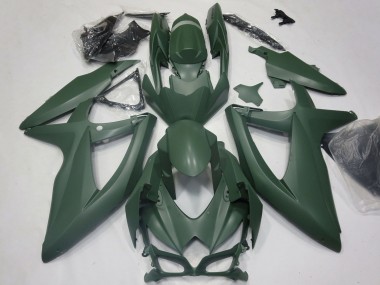 2008-2010 Army Green Suzuki GSXR 600 / GSXR 750 Motorcycle Fairings