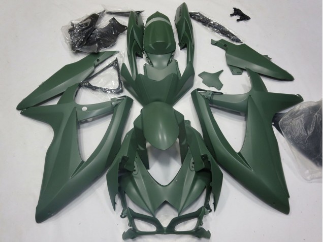 2008-2010 Army Green Suzuki GSXR 600 / GSXR 750 Motorcycle Fairings