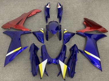 2011-2024 Blue with Red Lowers Suzuki GSXR 600 / GSXR 750 Motorcycle Fairings
