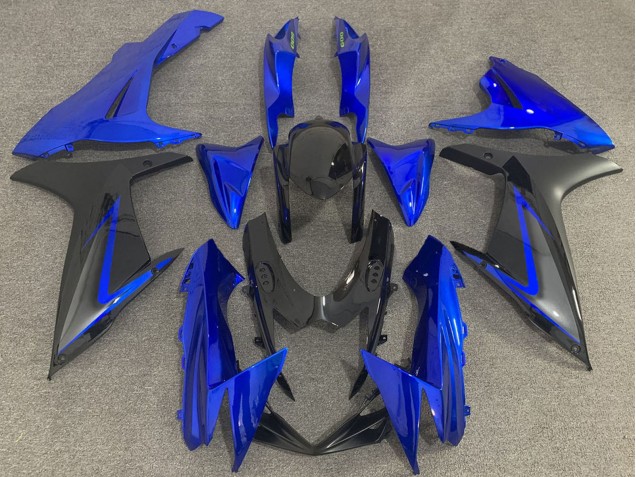 2011-2024 Blue Black Grey Suzuki GSXR 600 / GSXR 750 Motorcycle Fairings
