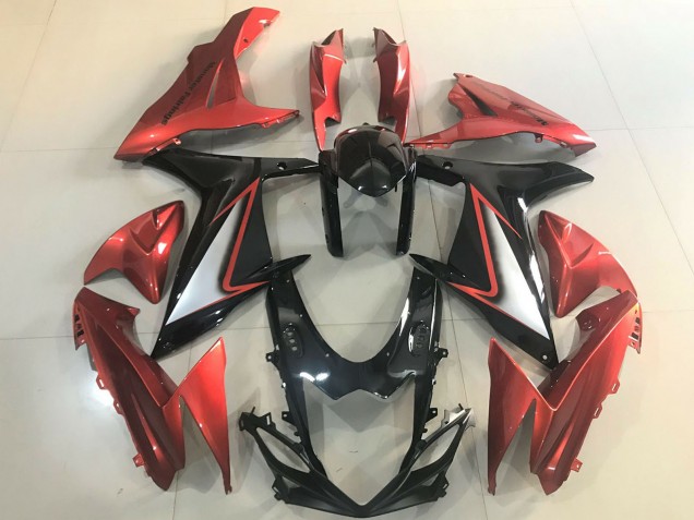2011-2024 Orange Silver Glossy Black Suzuki GSXR 600 / GSXR 750 Motorcycle Fairings