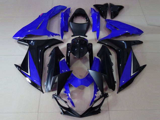 2011-2024 Blue Glossy Black Suzuki GSXR 600 / GSXR 750 Motorcycle Fairings