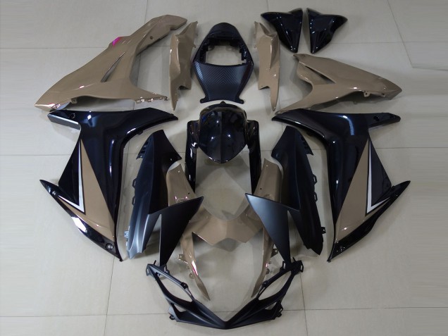 2011-2024 Grey Glossy Black Matte Black Suzuki GSXR 600 / GSXR 750 Motorcycle Fairings