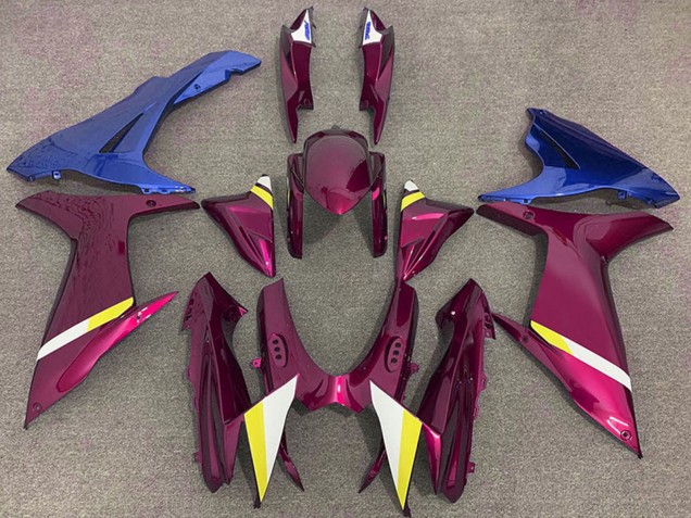2011-2024 Purple Blue White Yellow Suzuki GSXR 600 / GSXR 750 Motorcycle Fairings