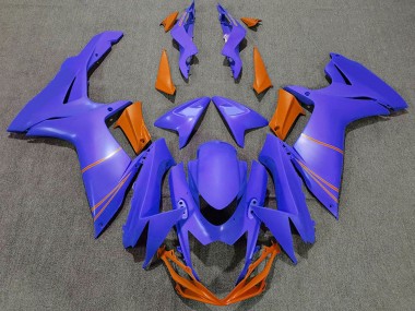 2011-2024 Ocean Blue Orange Suzuki GSXR 600 / GSXR 750 Motorcycle Fairings