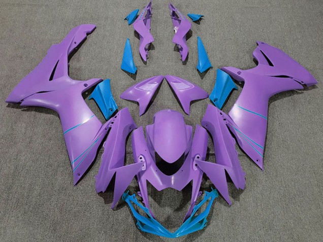 2011-2024 Purple Light Blue Suzuki GSXR 600 / GSXR 750 Motorcycle Fairings