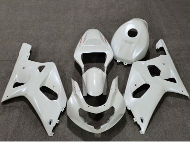2001-2003 Pearl White Suzuki GSXR 600 / GSXR 750 Motorcycle Fairings