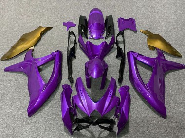 2008-2010 Purple Gold Suzuki GSXR 600 / GSXR 750 Motorcycle Fairings