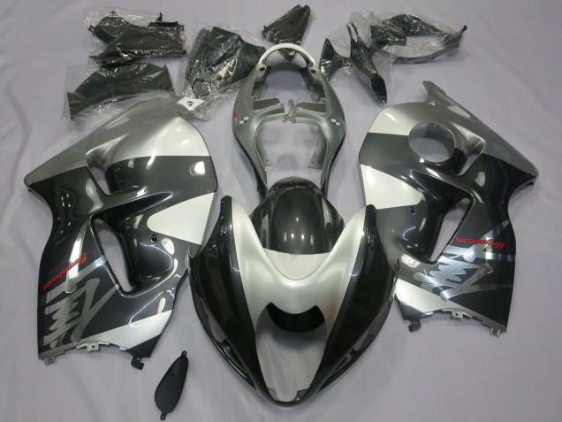 1997-2007 Grey and Silver Suzuki GSXR 1300 Motorcycle Fairings