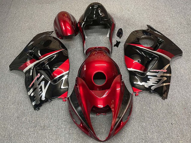 1997-2007 Maroon Red Black Style Suzuki GSXR 1300 Motorcycle Fairings