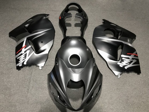 1997-2007 Matte Silver Black Suzuki GSXR 1300 Motorcycle Fairings