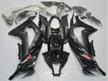 2011-2015 Glossy Black Matte Black Red Decal Kawasaki ZX10R Motorcycle Fairings