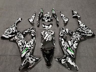 2008-2010 Camouflage Green Decals Kawasaki ZX10R Motorcycle Fairings