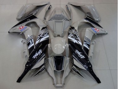 2011-2015 Grey White Black Kawasaki ZX10R Motorcycle Fairings