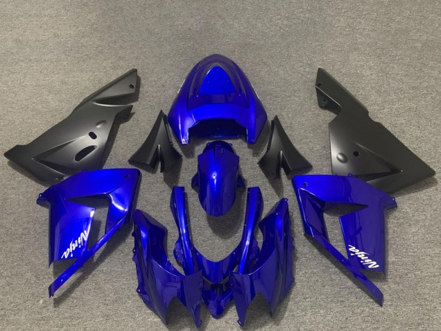 2004-2005 Glossy Blue and Black Kawasaki ZX10R Motorcycle Fairings