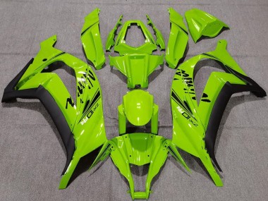 2011-2015 Green Matte Black Kawasaki ZX10R Motorcycle Fairings